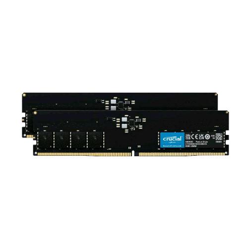 CRUCIAL KIT MEMORIA RAM 2x32GB 64GB TOTALI 4.800 MHZ TIPOLOGIA DDR5  TECNOLOGIA UDIMM 