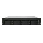 QNAP TS-832PXU NAS CHASSIS RACK 2U ANNAPURNA LABS AL324 1.7GHz RAM 4GB-8 BAY HDD/SSD 2.5"/3.5"-2 SLOT SFP+ 2xRJ-45 BLACK