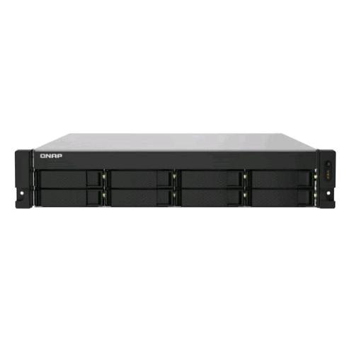 QNAP TS-832PXU NAS CHASSIS RACK 2U ANNAPURNA LABS AL324 1.7GHz RAM 4GB-8 BAY HDD/SSD 2.5"/3.5"-2 SLOT SFP+ 2xRJ-45 BLACK