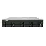 QNAP TS-832PXU-RP NAS CHASSIS RACK 2U ANNAPURNA LABS AL324 1.7GHz RAM 4GB-8 BAY HDD/SSD 2.5"/3.5"-2 SLOT SFP+ 2xRJ-45 BLACK