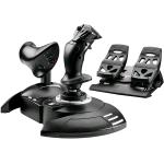 THRUSTMASTER T.FLIGHT FULL KIT X: COMPLETO KIT PER SIMULAZIONI DI VOLO JOYSTICK E MANETTA RIMUOVIBILE TIMONE A PEDALI CON SCORRIMENTO SU BINARI COMPATIBILE CON XBOX SERIES X|S XBOX ONE E PC