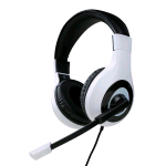 BIGBEN CUFFIE STEREO GAMING A PADIGLIONE WIRED COMPATIBILI CON PS4 PS5 XBOX NINTENDO SWITCH CONTROLLO REMOTO CON COMANDI PER VOLUME E SILENZIAMENTO BIANCO NERO