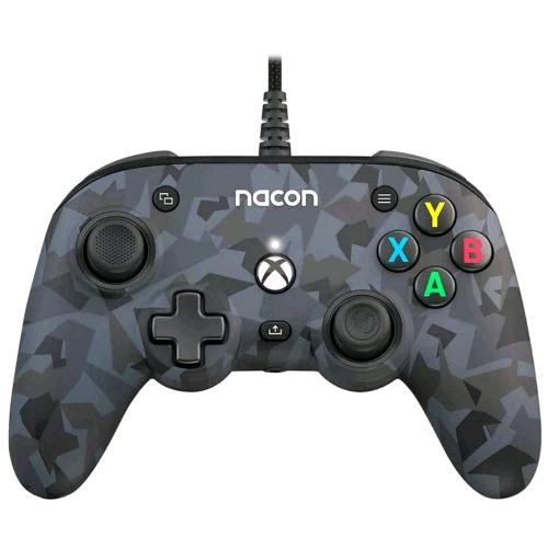 NACON PRO COMPACT XBOX SERIE X CONTROLLER WIRED LICENZA UFFICIALE XBOX CAMO GREY
