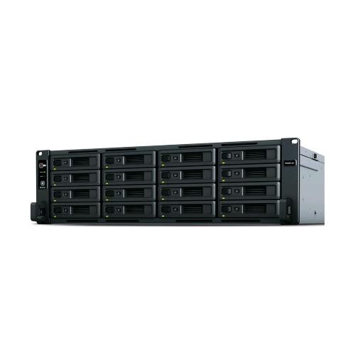 SYNOLOGY RS4021XS+ NAS CHASSIS RACK 3U XEON D-1541 2.1GHz RAM 8GB-16 BAY HDD/SSD 2.5"/3.5" NERO