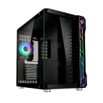 KOLINK UNITY CODE X ARGB CASE MIDDLE TOWER ATX MICRO-ATX  MINI-ITX PANELLO FRONTALE E LATERALE IN VETRO TEMPERATO 1XUSB 2.0 2XUSB 3.0 1XVENTOLA 120MM ARGB PWM PREINSTALLATA AUDIO HD BLACK  