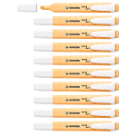 STABILO SWING COOL PASTEL EVIDENZIATORE PUNTA A SCALPELLO 1/4 mm ARANCIONE PAPAYA CONF 10 Pz.