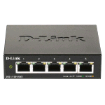 D-LINK DGS-1100-05V2 SWITCH GESTITO 5 PORTE RJ-45 10/100/1000 Mbps COLORE NERO
