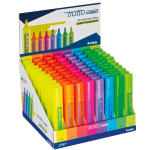TRATTO VIDEO ESPOSITORE EVIDENZIATORE PUNTA A SCALPELLO 1/5 mm COLORI ASSORTITI CONF 80 Pz.