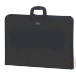 LEBEZ VALIGETTA PORTADISEGNI IN PP 55X38X3 CM NERO 