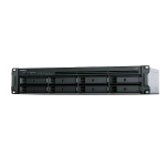 SYNOLOGY RS1221RP+ NAS CHASSIS RACK 2U AMD RYZEN EMBEDDED V1500B 2.2GHz RAM 4GB-8 BAY HDD/SSD 2.5"/3.5" COLORE NERO