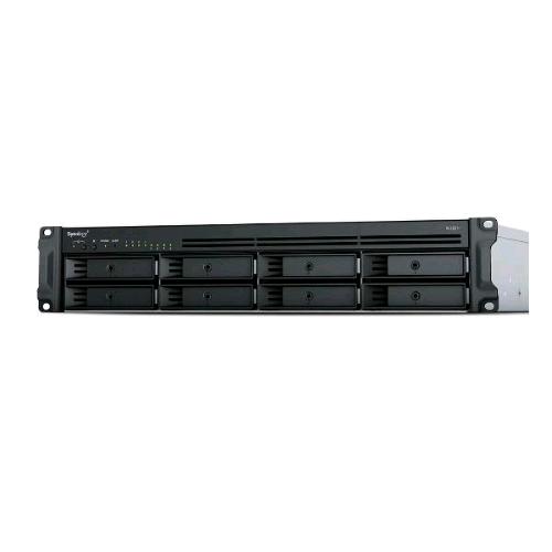 SYNOLOGY RS1221RP+ NAS CHASSIS RACK 2U AMD RYZEN EMBEDDED V1500B 2.2GHz RAM 4GB-8 BAY HDD/SSD 2.5"/3.5" COLORE NERO