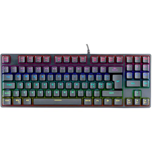 ITEK X50 TASTIERA GAMING MECCANICA RGB USB MULTIMEDIALE SWITCH BLU OUTEMU 90 TASTI COMPATTA
