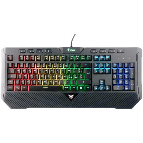 ITEK Q11 TASTIERA GAMING MEMBRANA RGB MULTIMEDIALE USB