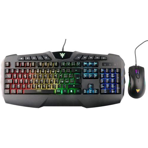 ITEK KIT TASTIERA + MOUSE T20 MEMBRANA RGB MULTIMEDIALE SW USB