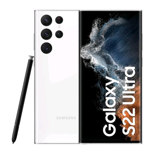 SAMSUNG S908 GALAXY S22 ULTRA 5G DUAL SIM 6.8" OCTA CORE 128GB RAM 8GB 5G ITALIA PHANTOM WHITE