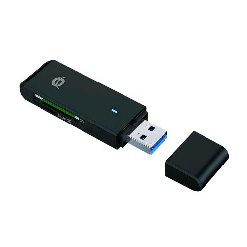 CONCEPTRONIC BIAN02B LETTORE DI SCHEDE SD SDHC SDXC MICRO SD/T-FLASH MICRO SDHC MICRO SDXC USB 3.0 BLACK