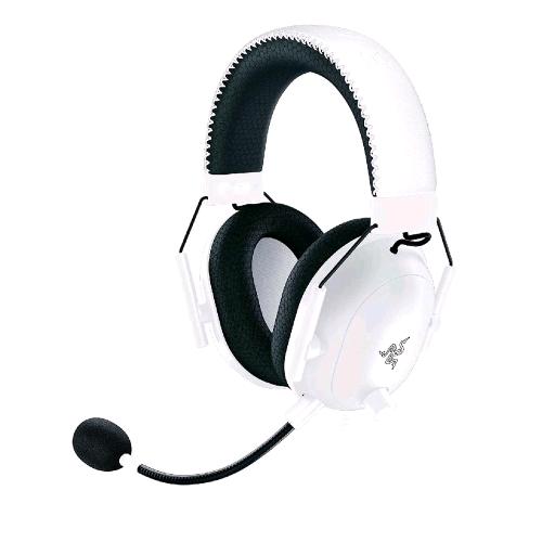 RAZER BLACKSHARK V2 PRO CUFFIE GAMING WIRELESS A PADOGLIONE CON MICROFONO CARDIOIDE RAZER HYPERCLEAR WHITE