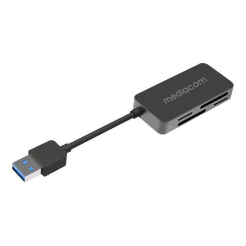 MEDIACOM MD-S400 LETTORE MEMORY CARD 5 IN 1 USB 3.0 ALLUMINIO 
