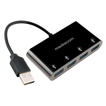 MEDIACOM MD-U101 HUB USB 3.0 4xPORTE USB 3.0 BLACK
