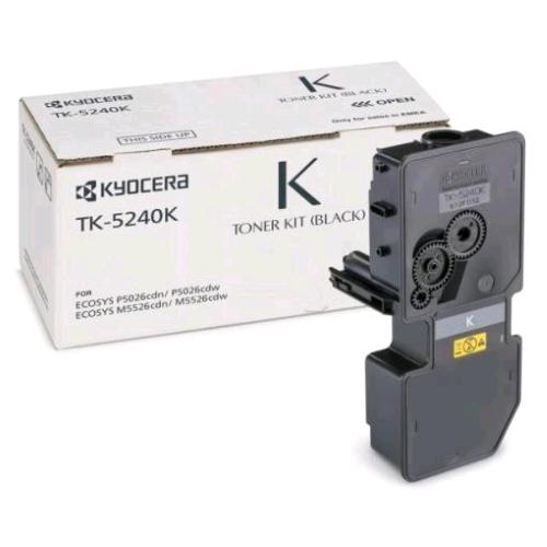 KYOCERA TK-5240K TONER NERO PER ECOSYS M5026cdn M5026cdw M5526cdn M5526cdw 4.000 pagine
