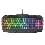 TRUST GXT 881 ODYSS TASTIERA GAMING SEMIMECCANICA RGB USB 10 TASTI ACCESSO DIRETTO 12 TASTI MULTIFUNZIONE