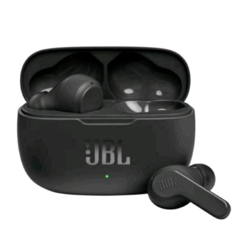 JBL WAVE 200TWS CUFFIE AURICOLARI IN-EAR TRUE WIRELESS BLUETOOTH CON MICROFONO INTEGRATO PROTEZIONE IPX2 CON CUSTODIA DI RICARICA BLACK