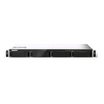 QNAP TS-435XEU NAS CHASSIS RACK 1U MARVELL CN9131 2.2GHz RAM 4GB-4 BAY HDD/SSD 2.5"/3.5"-2 SLOT SFP+ 2xRJ-45 BLACK