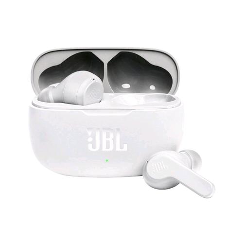 JBL WAVE 200TW AURICOLARI IN EAR BLUETOOTH DEEP BASS CON CUSTODIA DI RICARICA BIANCO
