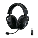 LOGITECH PRO X WIRELESS CUFFIA GAMING CON MICROFONO LIGHTSPEED CON TECNOLOGIA BLU VO!CE DRIVER PRO-G BLACK