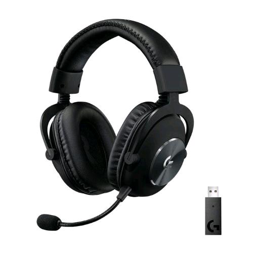 LOGITECH PRO X WIRELESS CUFFIA GAMING CON MICROFONO LIGHTSPEED CON TECNOLOGIA BLU VO!CE DRIVER PRO-G BLACK