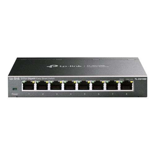 TP-LINK TL-SG108E EASY SMART SWITCH NON GESTITO 8 PORTE GIGABIT 10/100/1000Mbps