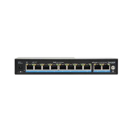 VULTECH VS-POE2082GE-120W SWITCH NON GESTITO 8 PORTE 10/100 FE + 2 PORTE UPLINK 10/100/1000 GE PoE + 120W AI SMART