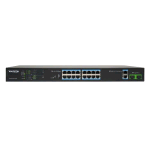 VULTECH VS-POE2164GE-200W SWITCH NON GESTITO PoE+ 16 PORTE 10/100 FE + 2 PORTE + 2 PORTE UPLINK 10/100/1000 GE + 2 PORTE UPLINK 