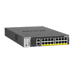 NETGEAR XSM4316PB-100NES SWITCH GESTITO L3 - 16 x 100/1000/2.5G/5G/10GBase-T (PoE+) PoE+ (500 W) MONTABILE SU RACK