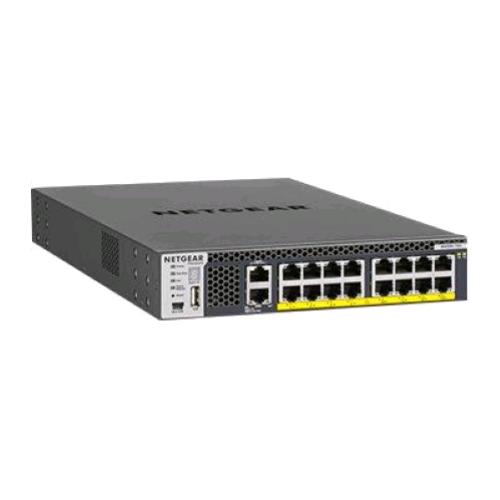 NETGEAR XSM4316PB-100NES SWITCH GESTITO L3 - 16 x 100/1000/2.5G/5G/10GBase-T (PoE+) PoE+ (500 W) MONTABILE SU RACK