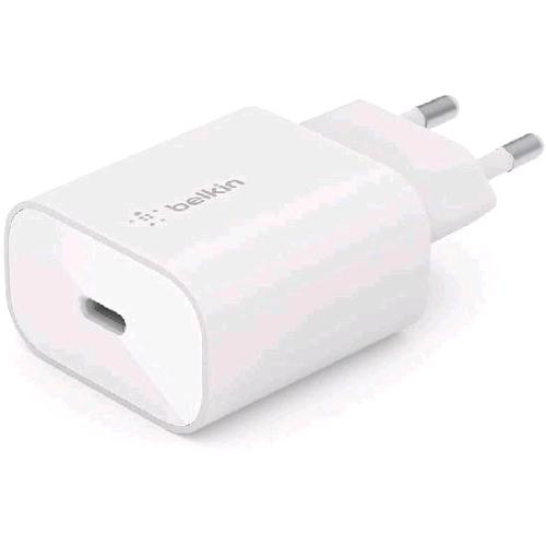 BELKIN BOOST CHARGE CARICABATTERIA DA RETE CON PPS USB-C PD 3.0 25 WATT BIANCO