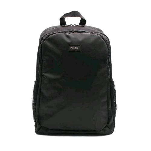 NILOX NXBK010 ZAINO PER NOTEBOOK 15.6" CON SPALLACCI IMBOTTITI E AMPIO VANO PORTAOGGETTI BLACK