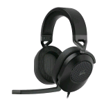 CORSAIR HS65 SURROUND CUFFIAGAMING CON MICROFONO OMNIDIREZIONALE AUDIO DOLBY SURROUND 7.1 TECNOLOGIA SONARWORKS SOUNDID CONTROLLO DEL VOLUME SU PADIGLIONE  JACK 3.5 COMPATIBILE PC XBOX PS4 MOBILE CARBON
