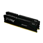 KINGSTON FURY BEAST KIT MEMORIA RAM 2x8GB 16GB TOTALI 5.600 MHz TIPOLOGIA DDR5 TECNOLOGIA DIMM 288-PIN CL40 BLACK