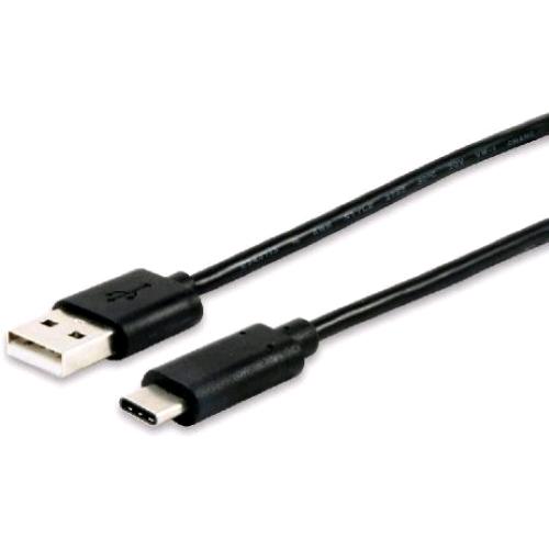 EQUIP CAVO USB 2.0 TYPE USB-A/M TO TYPE USB-C/M 1 MT NERO