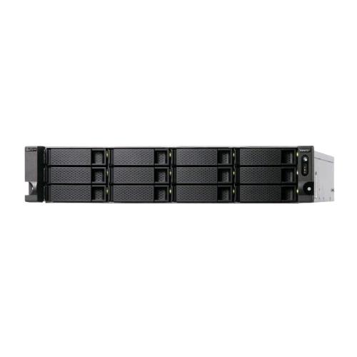 QNAP TS-H1886XU-RP-R2 NAS CHASSIS RACK 2U XEON D-1622 2.6GHz RAM 32GB-BAY 12+6 HDD/SSD 3.5"/2.5" NERO-GRIGIO