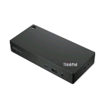 LENOVO THINKPAD UNIVERSAL USB-C SMART DOCKING STATION THUNDERBOLT 4 THUNDERBOLT 4K ULTRA HD 2xUSB 2.0 3xUSB3.2 1xUSB-C 3.2 USB HDMI 2xDISPLAYPORT JACK 3-5MM LAN 1000 MBIT/S BLACK