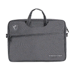 MSI PRESTIGE TOPLOAD BORSA PER NOTEBOOK FINO A 17" CON 2 SCOMPARTI 1 TASCA ANTERIORE TRACOLLA GRIGIO