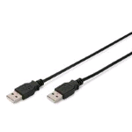 DIGITUS CAVO USB 2.0 CON CONNETTORE TIPO A MASCHIO/MASCHIO  1.8 MT NERO