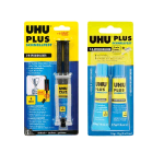 UHU PLUS COLLA RAPIDA EXTRA FORTE DA 15 ML TRASPARENTE CONF 2 Pz.