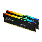 KINGSTON FURY BEAST RGB KIT MEMORIA RAM 2x32GB 614GB TOTALI 5.200MT/S TIPOLOGIA DDR5 TECNOLOGIA DIMM BLACK 