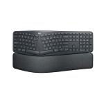 LOGITECH ERGO K860 FOR BUSINESS TASTIERA BLUETOOTH STILE SPLIT CURVO ERGONOMICA CON SUPPORTO PER POLSI LAYOUT INGLESE GRAFITE 