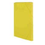 BREFIOCART CARTELLA CON ELASTICO IN PRESSPAN 350X500X10 mm GIALLO