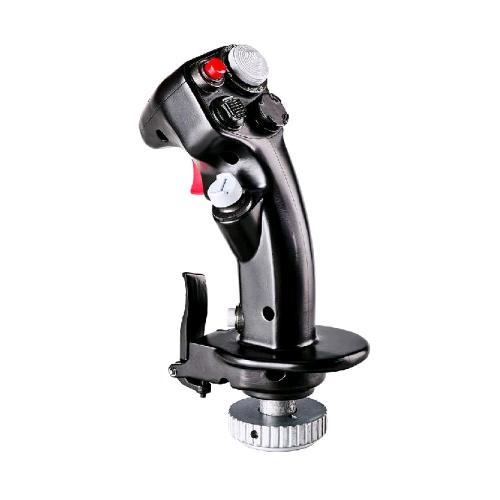 THRUSTMASTER F16 C VIPER JOYSTICK ADD-ON GRIP REPLICA DELLA LEVA DI COMANDO DEL CACCIA D'ATTACCO, PER GIOCHI E SIMULAZIONI DI VOLO NERO ROSSO 