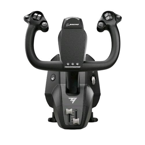 THRUSTMASTER TCA YOKE BOEING EDITION SIMULATORE DI VOLO STRUTTURA 100% IN METALLO JACK MICROFONO PER CUFFIE XBOX E PC LICENZA UFFICIALE BOEING GREY